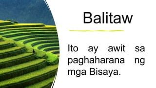 balitaw awiting bayan|Awiting.